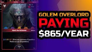 Golem Overlord has pays $2.44 USD per day!