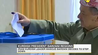 Iraqi Kurdish leader Masoud Barzani decides to step down