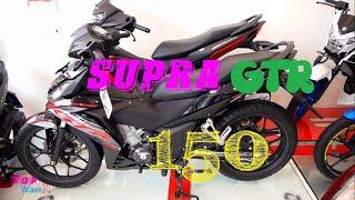 Honda Supra GTR 150i 2020 - Sporty Gun Black - Walkaround | Top WaveX