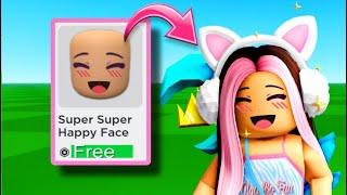 СКОРЕЕ ПОЛУЧАЙ  НОВОЕ ЛЕГЕНДАРНОЕ ЛИЦО SUPER SUPER HAPPY FACE В ROBLOX!