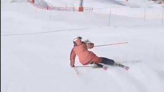 Great skiing by Valentina Fankhauser in St Anton Austria  