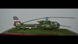 Gazella  SA-341 No.028/12660, scale 1/50, JRV i PVO,  Heller Full Video Build