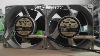 Fan Startup Sound | TOYO Model : UTL127C 230V 16/15W Made In Japan