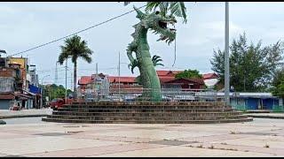 Tugu naga di kota baubau