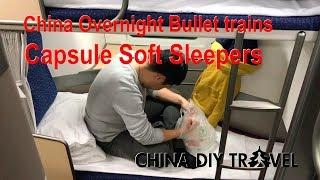 China bullet trains: Capsule soft sleepers