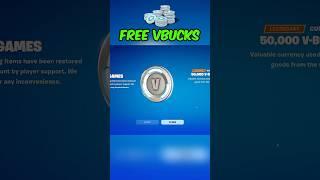 HOW TO GET FREE VBUCKS IN FORTNITE #fortnite #shorts #gaming