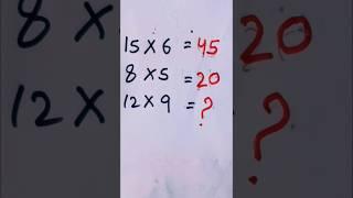 How to solve this question #youtubeshorts #maths #iqtest #ytshorts #mathstricks #puzzle