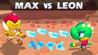 MAX Hermes  Dino LEON | 1vs1 | Brawl Stars