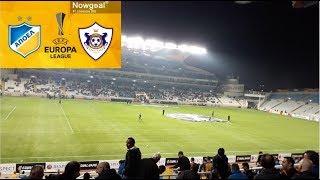 APOEL FC vs QARABAG FK 2-1 EUROPA LEAGUE