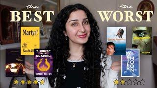the best & worst books/movies/shows i've read & watched so far this year 