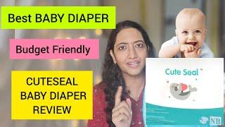 Best BABY DIAPER | BUDGET FRIENDLY | CUTESEAL BABY DIAPER REVIEW ️