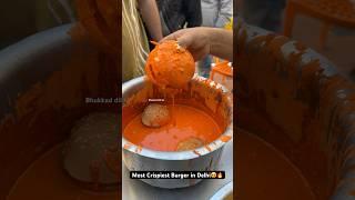 Most Crispiest Burger in Delhi|| Indian Street Food