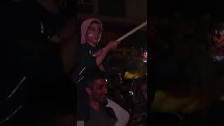 Iranians celebrate military strikes on US bases