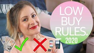 My Low Buy Year Rules! How To Do A No Buy Year To Save Thousands 2020!