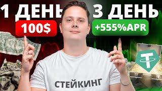 КАК СТЕЙКАТЬ USDT ПОД 555% ГОДОВЫХ БЕЗ РИСКА?! ГАЙД ДЛЯ НОВИЧКОВ [Стейкинг bybit]