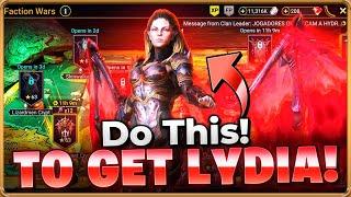 These F2P Champions Will GET You Lydia!! Raid: Shadow Legends Faction Wars Guide