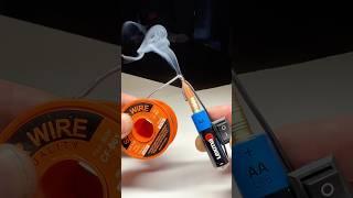  I Made a Powerful Mini Soldering Iron Using Just a Battery! 