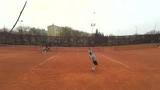 S. Kusek vs J. Dziewit - highlights - 14.11.21 Tenis Mielec