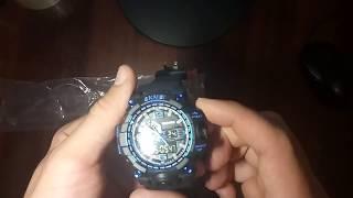 SKMEI 1155 Men Watch обзор, настройка, инструкция на русском