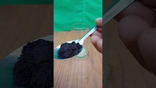 Glycerine Shampoo and Potassium Permanganate Experiment #shorts #ramcharan110 #experiment