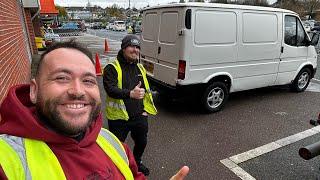 BUYING A CHEAP FORD TRANSIT OFF A DRIVE WAY!