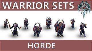 WOW Classic: Warrior Horde all Sets and Animations