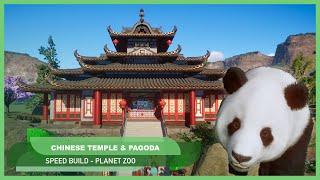 Giant Panda Habitat | Chinese Temple & Pagoda | Planet Zoo | Speed Build #1