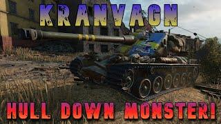 Kranvagn Hull Down Monster! ll Wot Console   World of Tanks Modern Armor