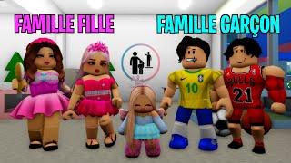 FAMILLE FILLE Vs FAMILLE GARÇON sur BROOKHAVEN RP ROBLOX…