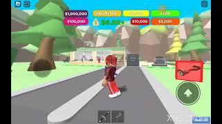 Playing 2 player bank tycoon in Roblox