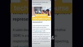 Coursecareers.com tech sales course versus Coursera's SV Academy tech sales course.