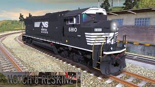 NS SD60M #6810 by 'Notch 8 Reskinz' || Trainz Simulator 2019