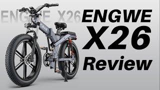 ENGWE X26 Review - Fast & Powerful 26-Inch  Fat Wheel eBike