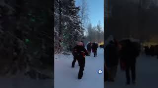 Discover the enchanting beauty of a frozen lake in Levi, Lapland, Finland. From breathtaking views