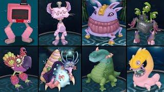 ALL Monsters Wublin Island Fanmade | My Singing Monsters