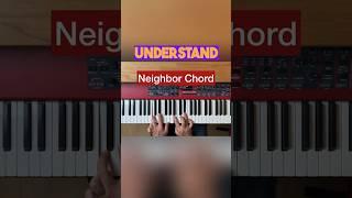 What is a Neighbor Chord?          #chordprogression #musiclessons #jazzpiano #harmonize