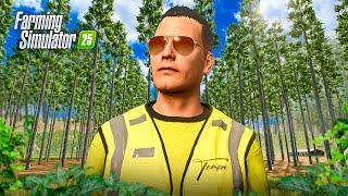 МЕГА ФЕРМА #2. ВЫРАСТИЛИ И СПИЛИЛИ 1.000 ДЕРЕВЬЕВ! FARMING SIMULATOR 25