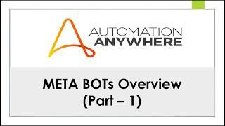 Learn How to Build Automation Anywhere Metabot | Automation Anywhere Metabot Tutorial | Part 1