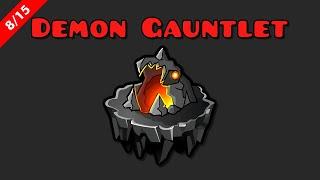 "DEMON GAUNTLET" (ALL LEVELS / ALL COINS) | Geometry Dash