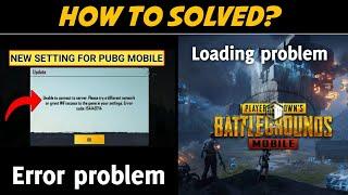 Server error problem in pubg mobile |Mic, Resources, Loading problem | error code 15414 pubg mobile