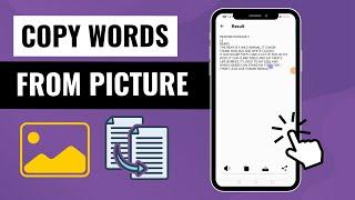 How To Copy Words From a Picture In Android - EASY Guide !