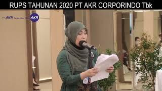 AGM 2020 : PT AKR Corporindo Tbk