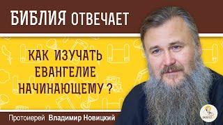 Как изучать Евангелие начинающему?  Библия отвечает. Протоиерей Владимир Новицкий