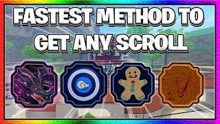 *FASTEST* And BEST METHOD To Get Any Scroll In Shindo Life | How To Get Every Scroll In Shindo Life