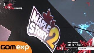 [G-STAR 2014] MAPLE STORY 2 - G-STAR booth