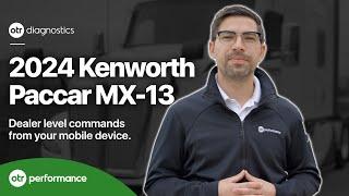 2024 Kenworth T680 with a Paccar MX13: Discover the hidden tool for effortless diagnostics!