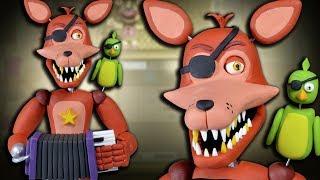 How to make ROCKSTAR FOXY  FNAF 6 (Freddy Fazbear's Pizzeria Simulator)  Tutorial  Polymer clay