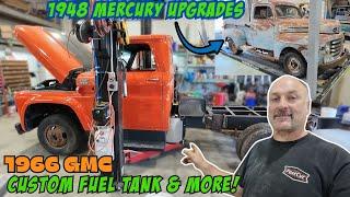 Home Stretch on the 66 GMC! Plus the 1948 Mercury gets some upgrades!