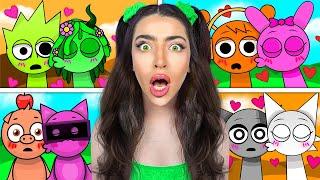ALL SPRUNKI COUPLES UNLOCKED!!! (SINNER KISS EDITION - ALL REACTIONS)