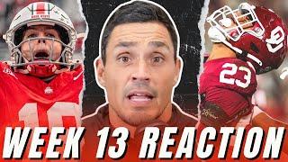 Indiana-Ohio State, Army-Notre Dame, Alabama-Oklahoma |College Football Week 13 REACTION